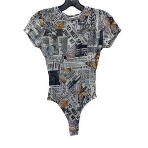 Rue 21 - Women's Short Sleeve Round Neck Bodysuit - White - Extra Small